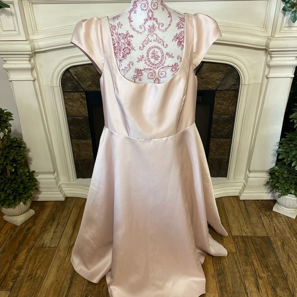 Evening Gown Formal Tea Length Champagne Gown by Alfred Sung
